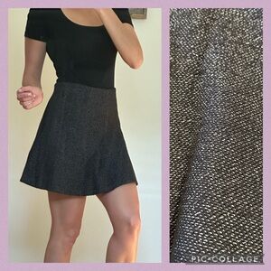 LOFT Textured Skater Office Skirt
